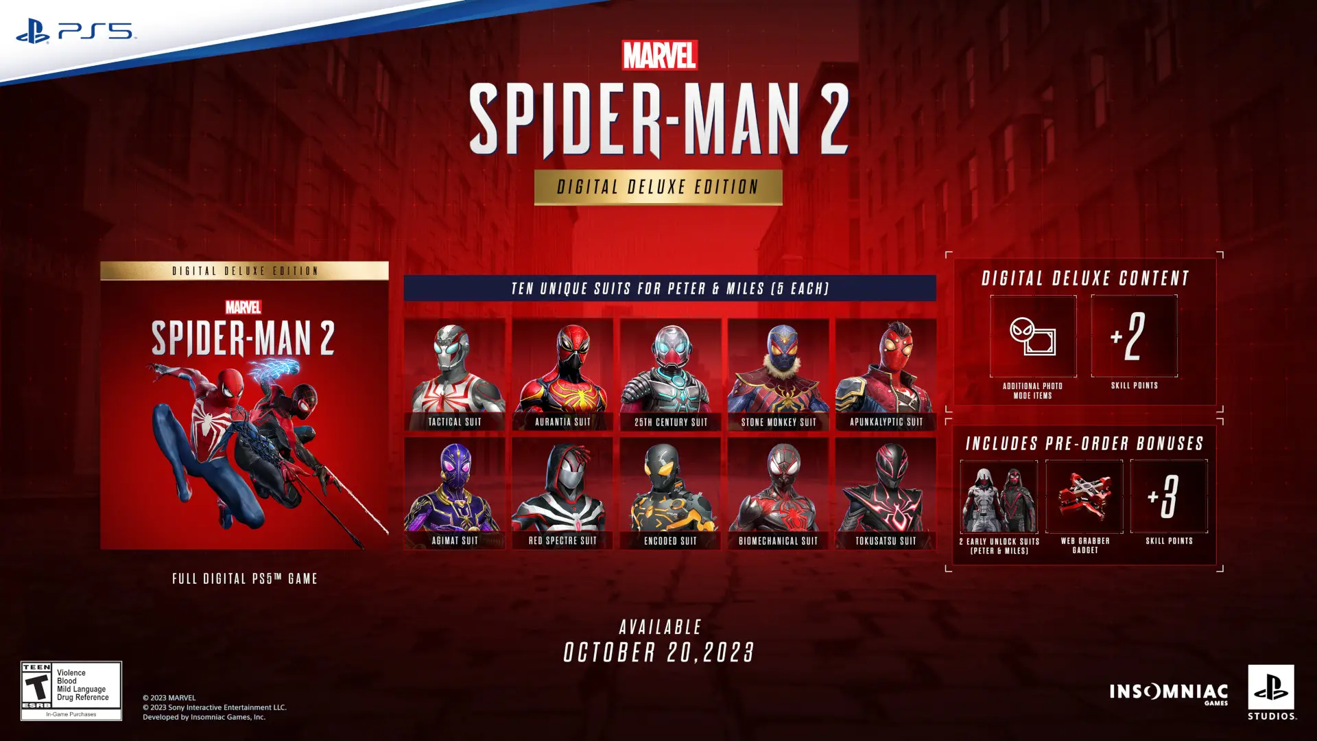 نسخه Digital Deluxe Marvel's Spider-Man 2